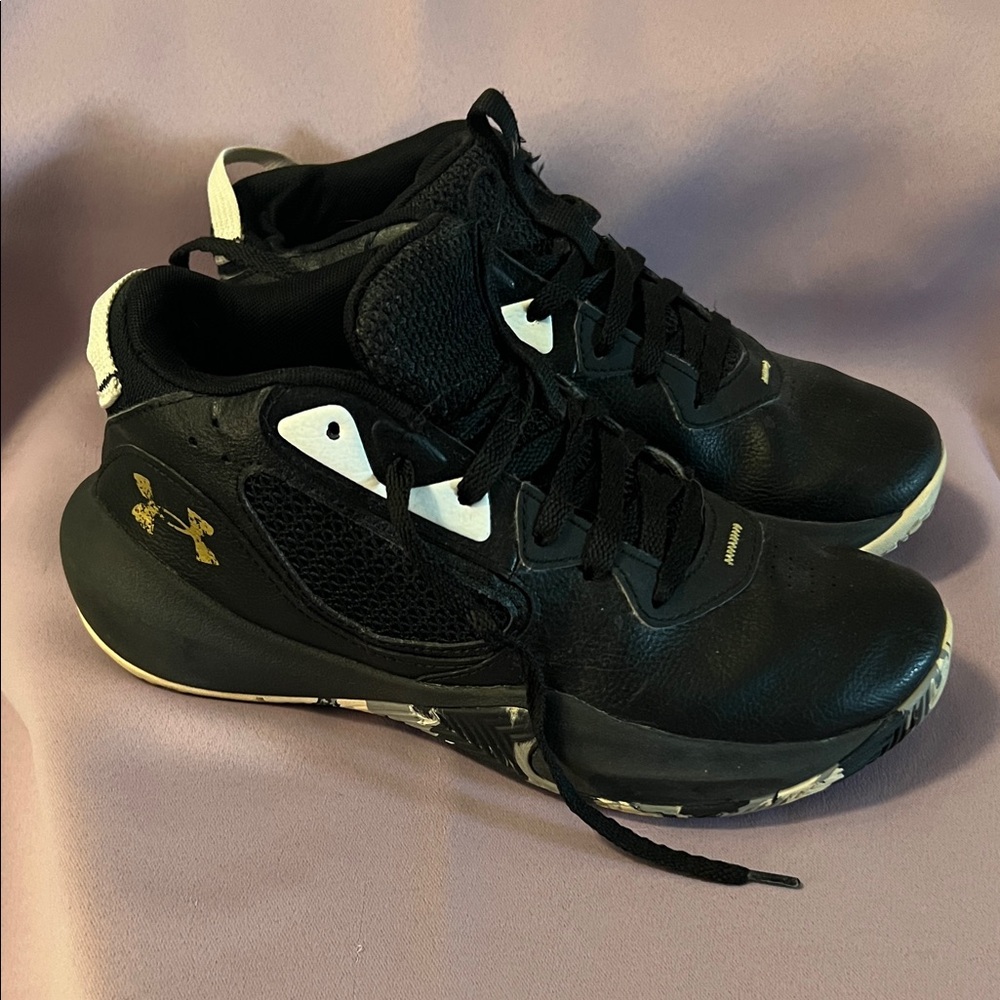 Under Armour Black and White Athletic Sneakers